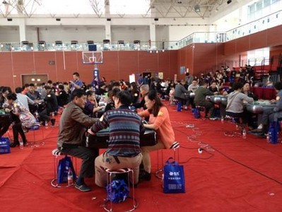 圖二 雀友杯麻將大師賽貴陽分賽區(qū)預賽現場