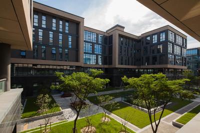 昆山花橋金融園 內(nèi)庭實景圖